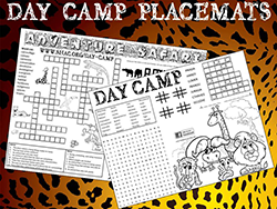 Day Camp Placemats